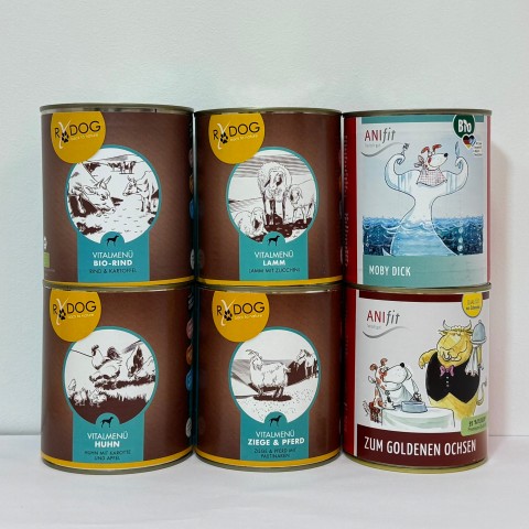 Hund Nassfutter Ergänzungspaket 800g 1 Set mit verschiedenen Sorten -1- Anifit