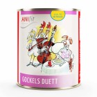 Hund Nassfutter Gockels Duett 810g 6 Stück -1- Anifit