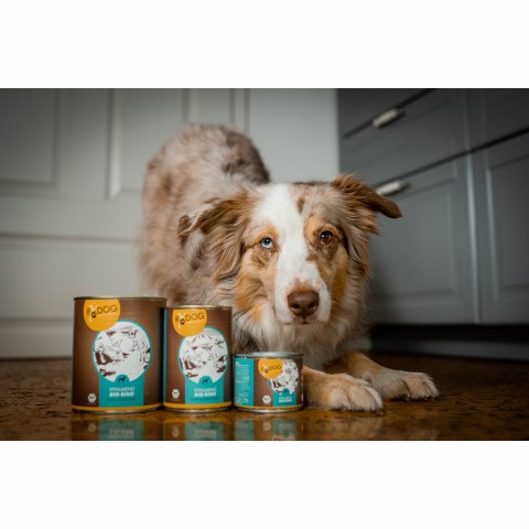 Dog Accessories Wet pet food RyDog Vital Menu Organic Beef (Vitalmenü Bio-Rind) 800g 6 Piece -3- Anifit