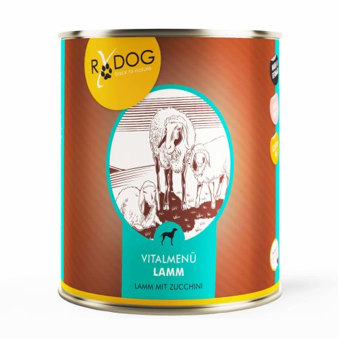 RyDog Vitalmenü Lamm 800g (6 Stück)
