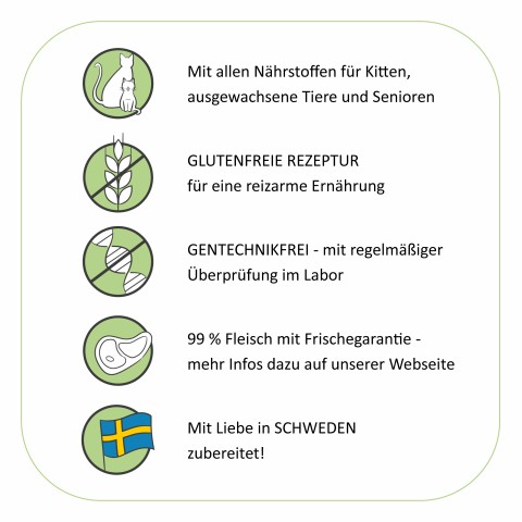 Katze Nassfutter Schnupperpaket Katzen 810g 1 Paket mit verschiedenen Sorten / Testpackungen -6- Anifit