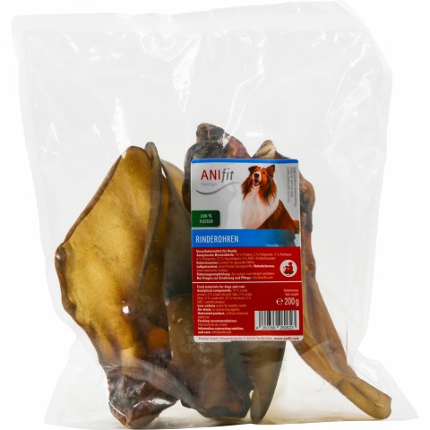 Hond Snacks Runderoren ca. 200g 1 Stuk -1- Anifit